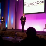 Jeremy Shapiro on stage at InfusionCon 2011