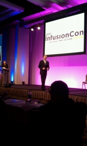 Jeremy Shapiro on stage at InfusionCon 2011