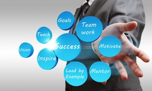 Business man shows success abstract flow by ffaalumni, on Flickr