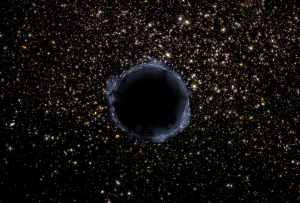 Black hole photo courtesy of NASA