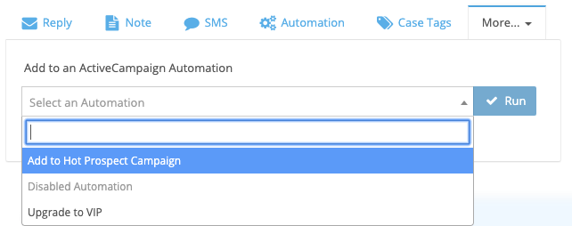 ActiveCampaign Automations in FuseDesk