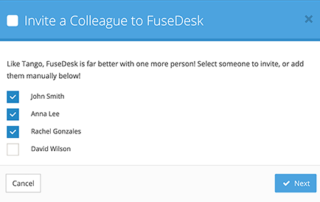 Invite ActiveCampaign Users to FuseDesk