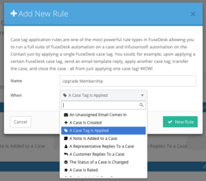 Automation Rule Types in FuseDesk