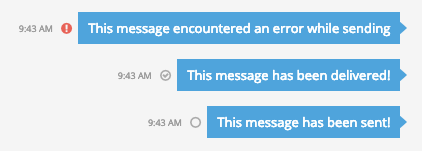 FuseDesk Chat Delivery Status