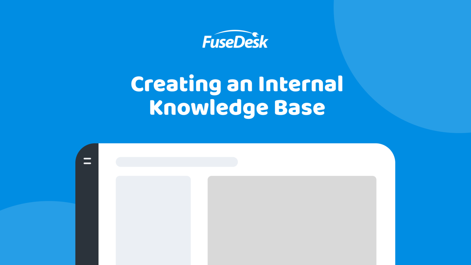 Creating an Internal Knowledge Base in FuseDesk - FuseDesk Help Desk ...
