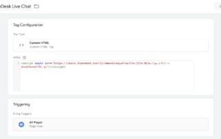 FuseDesk Live Chat with Google Tag Manager