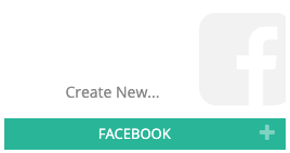 Connect Facebook Messenger to FuseDesk by clicking Create New for Facebook in Chat Settings