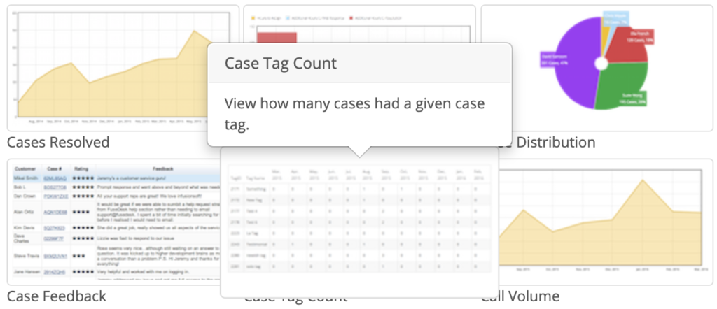 Case Tag Count Report in FuseDesk