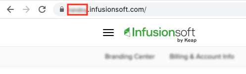 Infusionsoft by Keap App Name