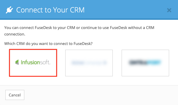 Connect Infusionsoft by Keap to FuseDesk