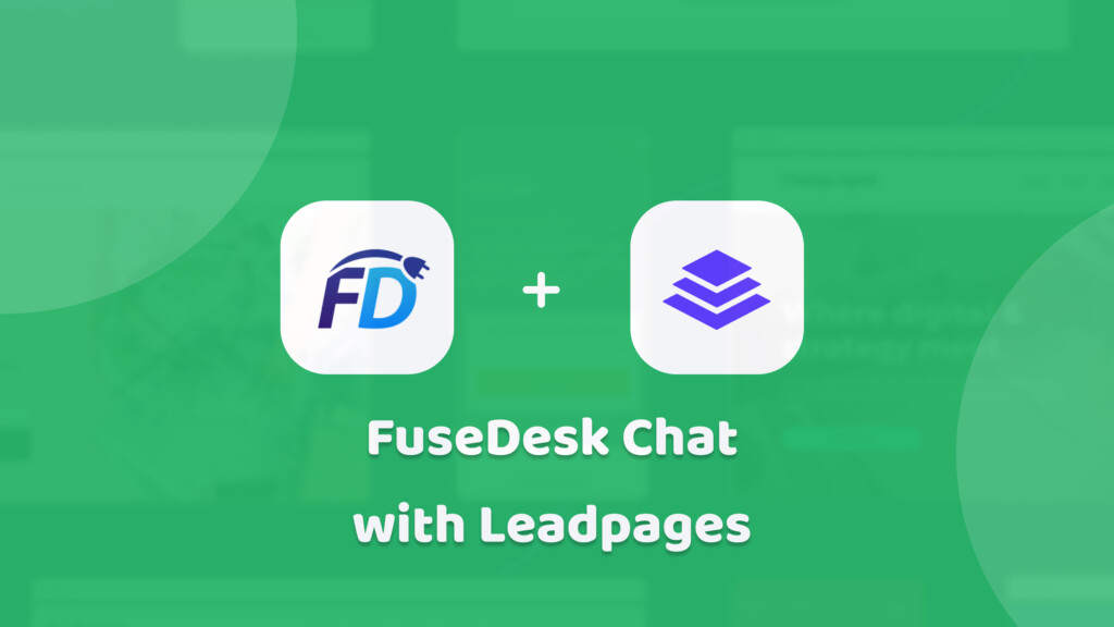 Leadpages Live Chat with FuseDesk