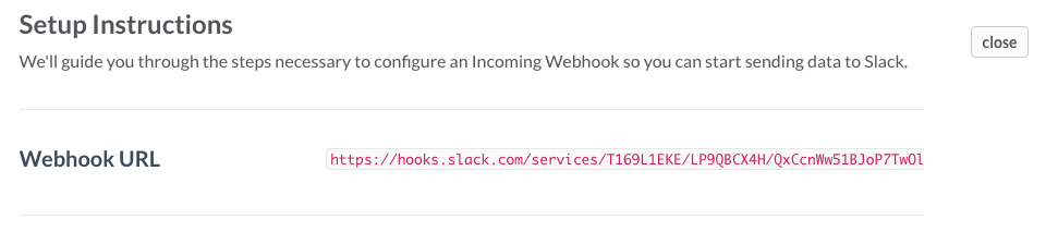 Slack Webhook Setup for Infusionsoft. Webhook URL