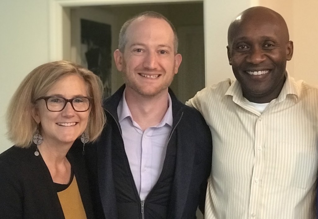 village-enterprise-lucy-jeremy-taddeo Village Enterprise's Lucy Wurtz, FuseDesk Founder Jeremy Shapiro, Village Enterprise's Taddeo Muriuki